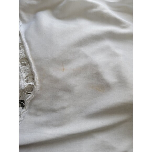 Laundry by Shelli Segal Floral Embroidered Lace Overlay Ruched Sleeve Blouse XS - Picture 3 of 6